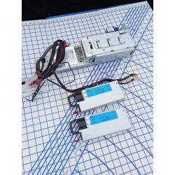 Lot of 2 HP 499250-301 HSTNS-PR17 Power Supply W/ Cage 663263-001 DD-3122-1F-LF