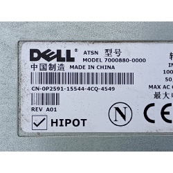 Dell 7000880-0000 625W Power Supply For PowerEdge 1800 Dell P/N: 0P2591 Tested