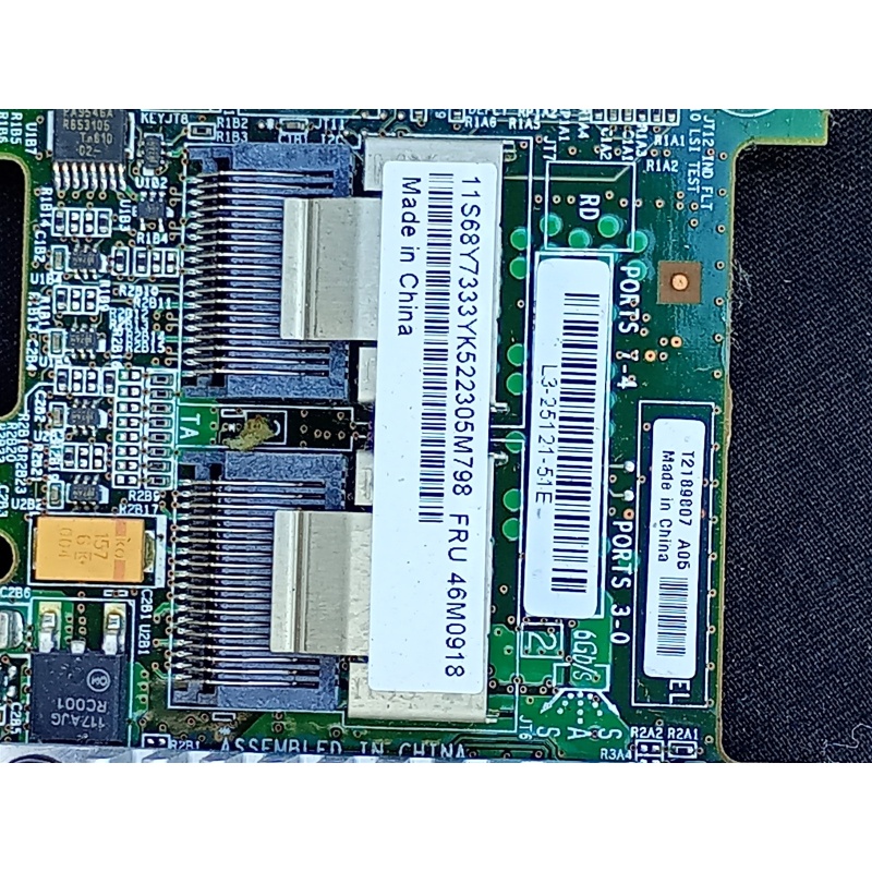 IBM ServeRAID M5014 8-Port 6Gb/s PCIe x8 RAID Controller + BBU 43w4342