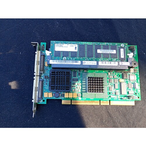 Dell TH-0D9205-55755 Dual Channel SCSI Raid Contoller w/ 30001865-01 128MB Cache
