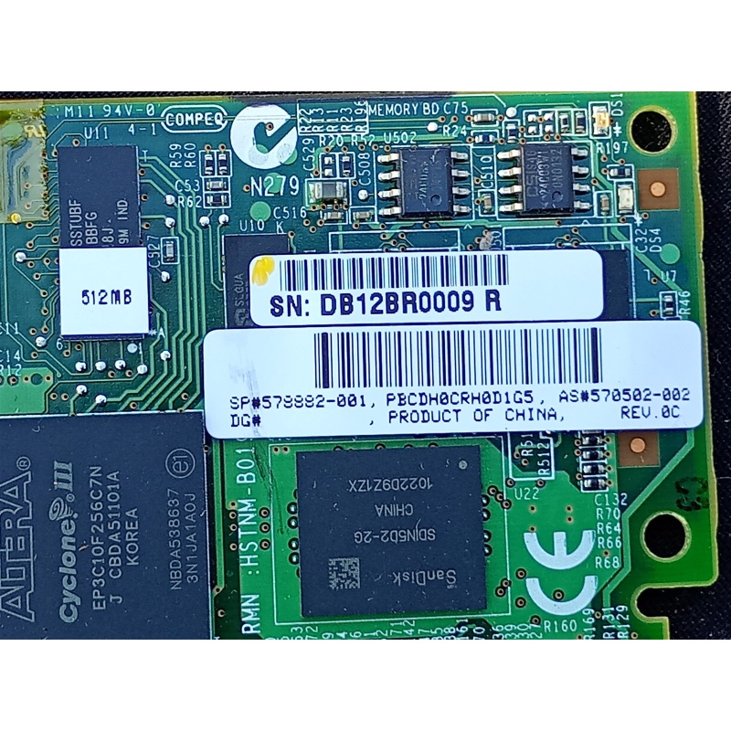 LOT OF 3 HP 578882-001 570502-002 512MB Flash Back Cache Module HP Smart Array