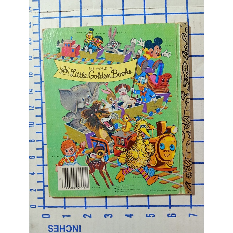 1972 Berts Hall of Great Inventions Sesame Street Little Golden Book Bradfield