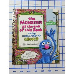 The Monster At The End Of This Book, A Little Golden Book,1971(Sesame Street)