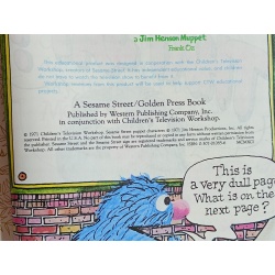 The Monster At The End Of This Book, A Little Golden Book,1971(Sesame Street)