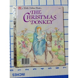 VTG 1984 The Christmas Donkey (A Little Golden book) Hardcover Book