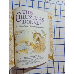 VTG 1984 The Christmas Donkey (A Little Golden book) Hardcover Book