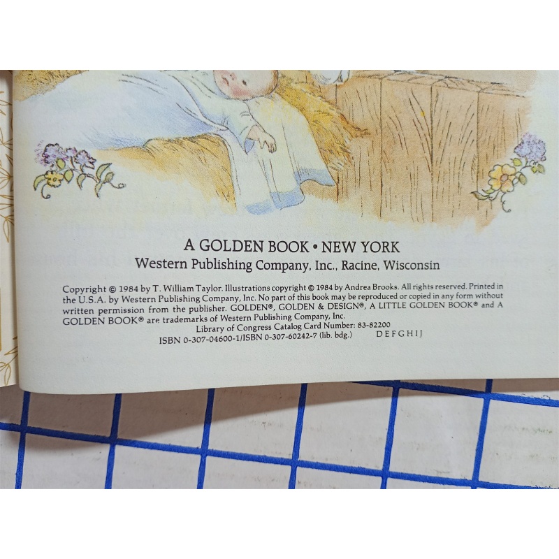 VTG 1984 The Christmas Donkey (A Little Golden book) Hardcover Book