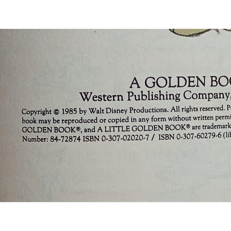 Walt Disney THE BLACK CAULDRON TARAN FINDS A FRIEND Little Golden Book 1985 