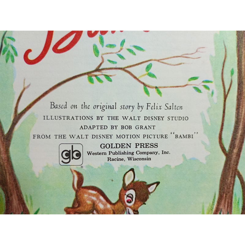 Bambi (Disney Bambi) (Little Golden Book) - Hardcover By Golden Books