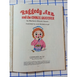 Raggedy Ann and the Cookie Snatcher A Little Golden Book Barbara
