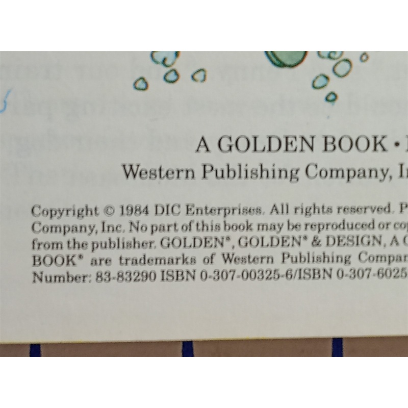 Vintage 1984 INSPECTOR GADGET IN AFRICA HARDCOVER BOOK Little Golden Book 