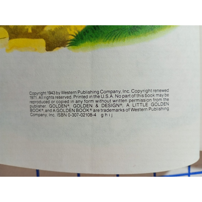 Vintage THE LIVELY LITTLE RABBIT HARDCOVER BOOK Little Golden Book