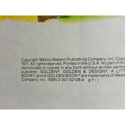 Vintage THE LIVELY LITTLE RABBIT HARDCOVER BOOK Little Golden Book