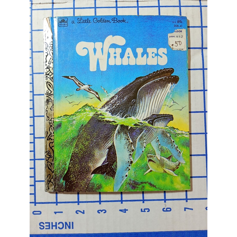 1978 A Little Golden Book Whales
