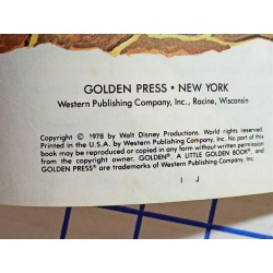 Vtg 1978 DONALD DUCK INSTANT MILLIONAIRE HARDCOVER BOOK Little Golden Book 