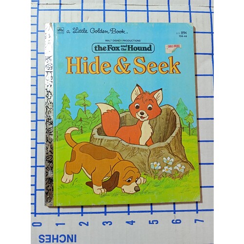 A Little Golden Book Walt Disney The Fox and the Hound Hide & Seek