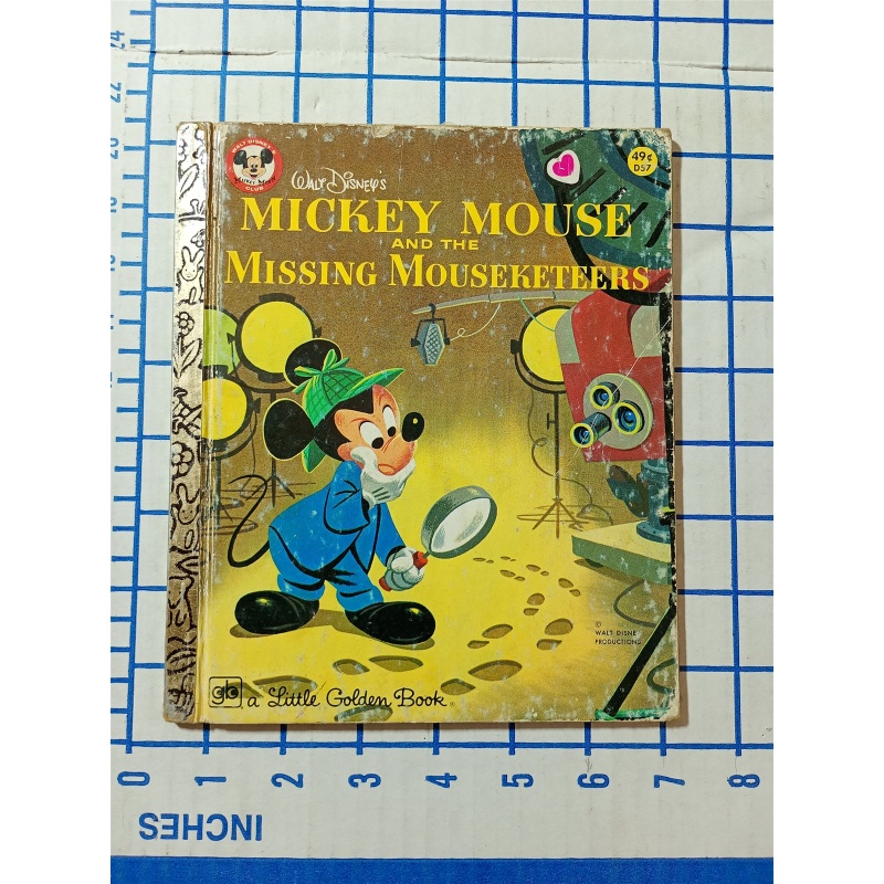 W DS MICKEY MOUSE AND THE MISSING MOUSEKETEERS, A LITTLE GOLDEN BOOK 