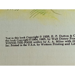 Winnie-the-Pooh The Honey Tree Little Golden Book Walt Disney Vintage