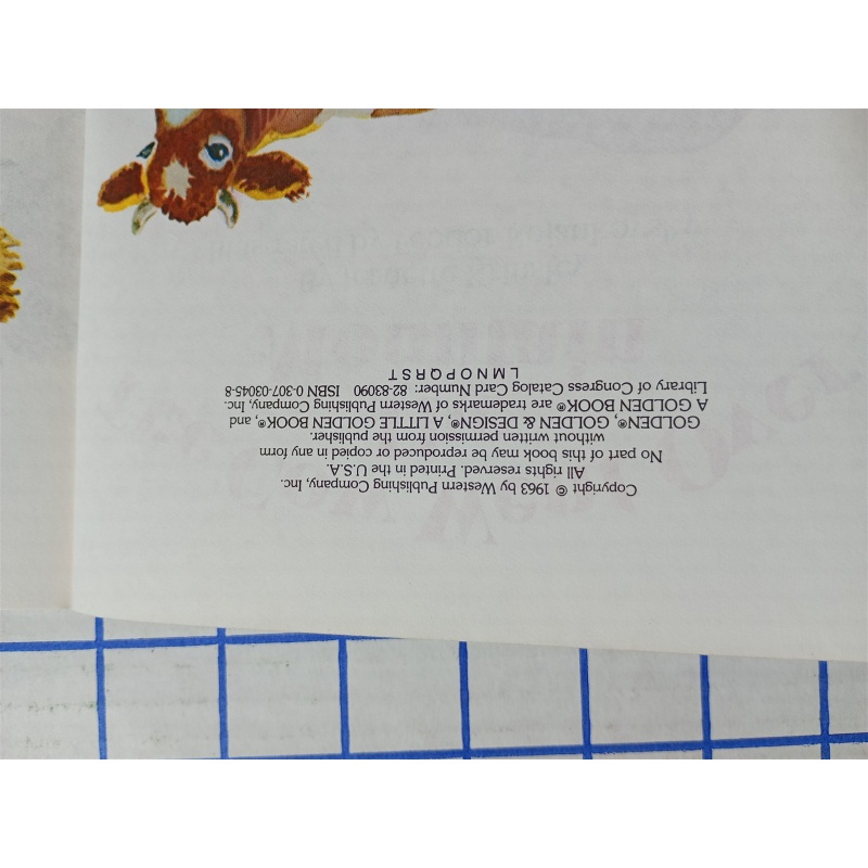 The Cow Went Over the Mountain Little Golden Book