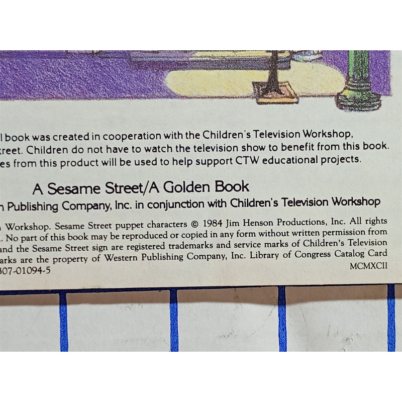 Sesame Street I Think That It Is Wonderful Hardcover Little Golden Book