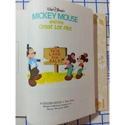 Mickey Mouse And The Great Lot Plot, A Little Golden Book