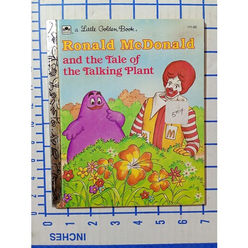 A Little Golden Book Ronald McDonald and the Tale of the Talking Plant