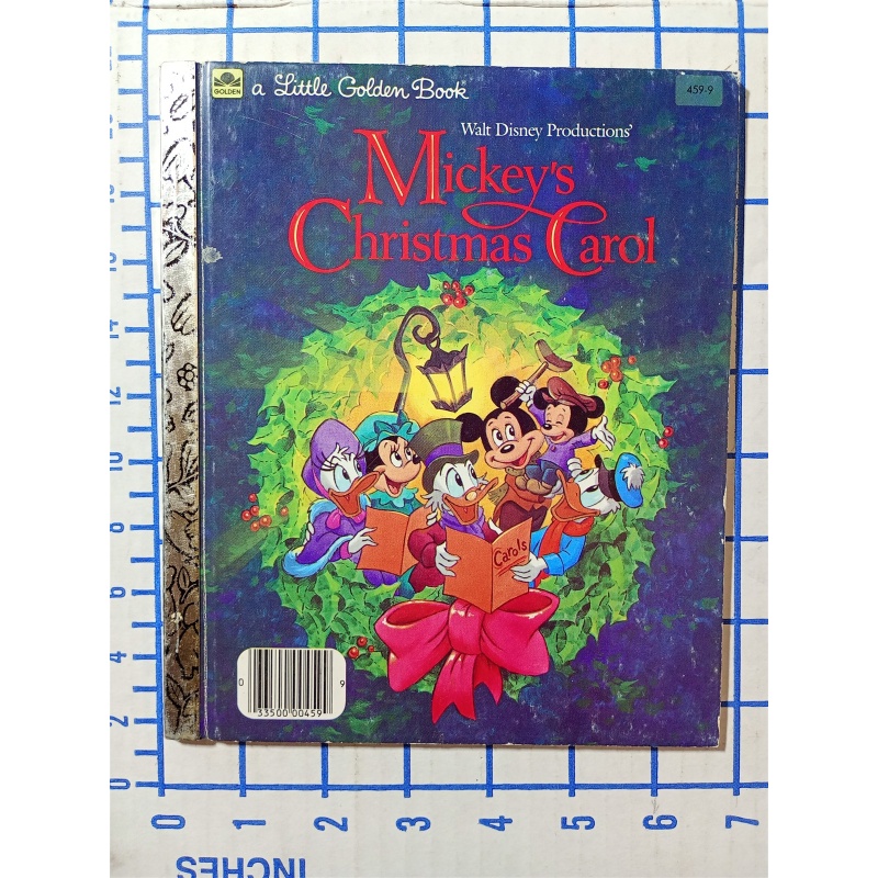 Disney Little Golden Book Mickeys Christmas Carol 