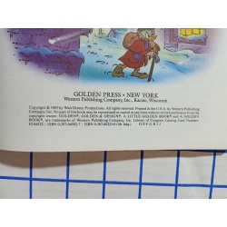 Disney Little Golden Book Mickeys Christmas Carol 