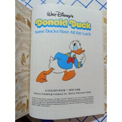 Little Golden Book Walt Disneys Donald Duck Some Ducks Have All the Luck 