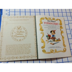 a Little Golden Book Walt Disney PINOCCHIO hardback