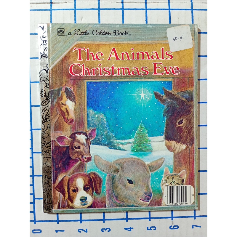 Vintage The Animals Christmas Eve, A Little Golden Book