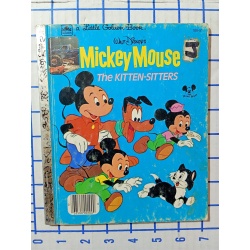 A Little Golden Book Walt Disney’s Mickey Mouse. "The Kitten-Sitters