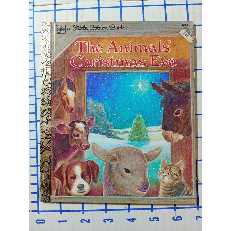 Vintage The Animals Christmas Eve, A Little Golden Book