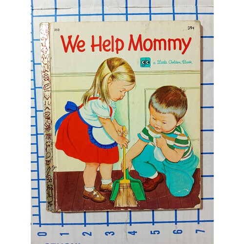 We Help Mommy Vintage 1959 Little Golden Book #352 