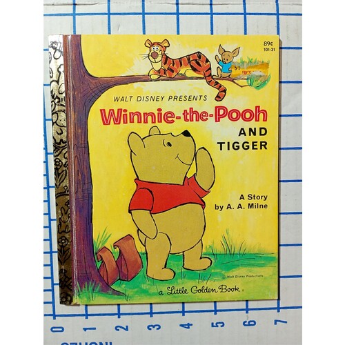 A Little Golden Book Winnie-the-Pooh and Tigger Walt Disney