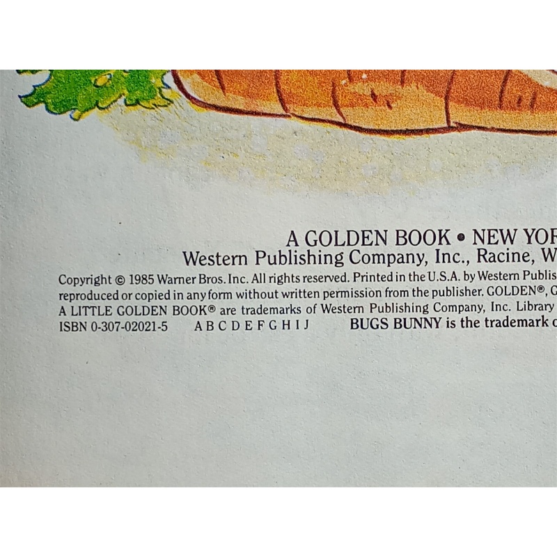 VINTAGE - A LITTLE GOLDEN BOOK - BUGS BUNNY MAROONED!