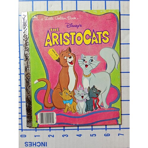 Vintage LITTLE GOLDEN BOOKS DISNEY THE ARISTOCATS