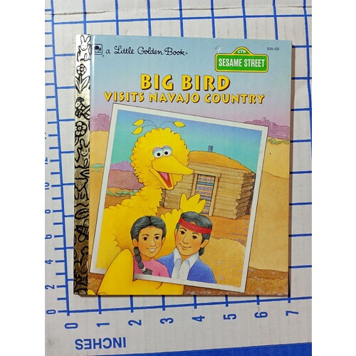 Big Bird Visits Navajo Country Little Golden Books
