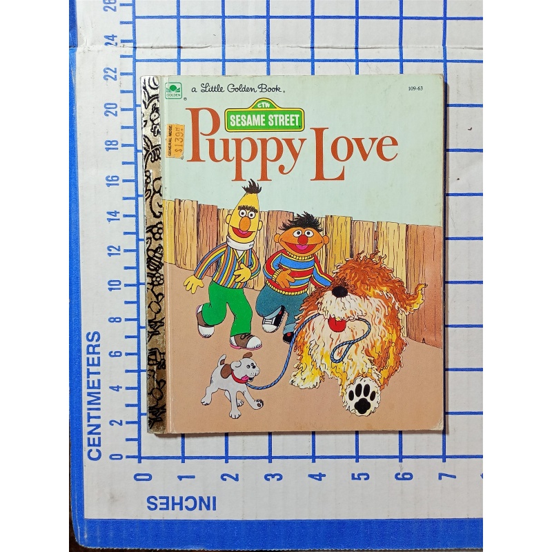 Sesame Street: Puppy Love ~ a Little Golden Book