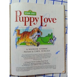 Sesame Street: Puppy Love ~ a Little Golden Book