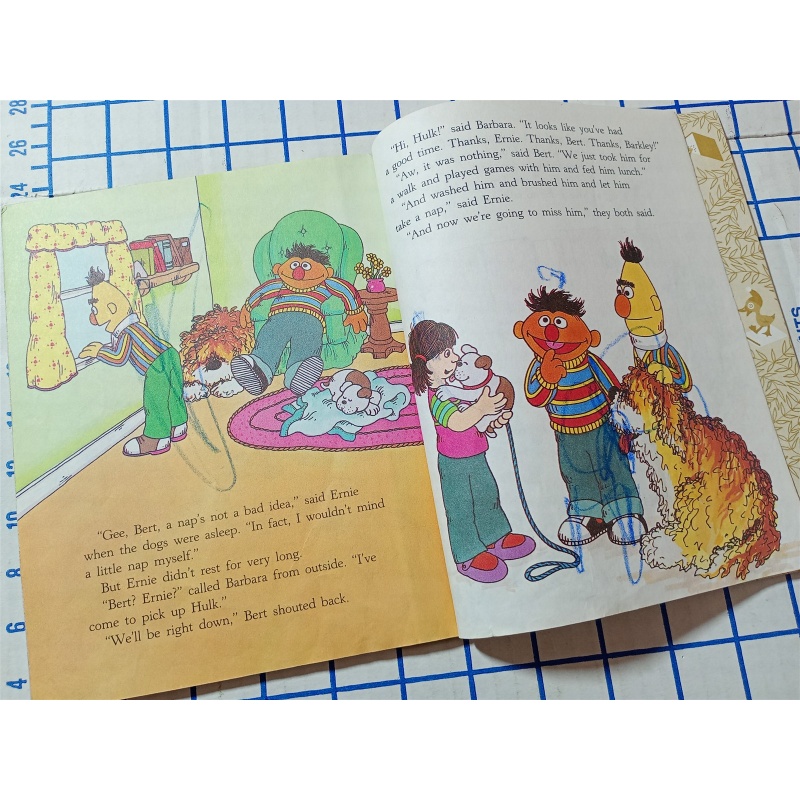 Sesame Street: Puppy Love ~ a Little Golden Book