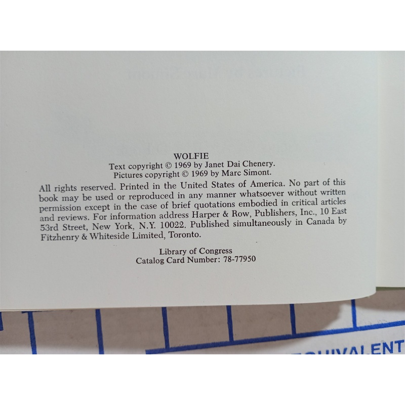 Wolfie : a Science I Can Read