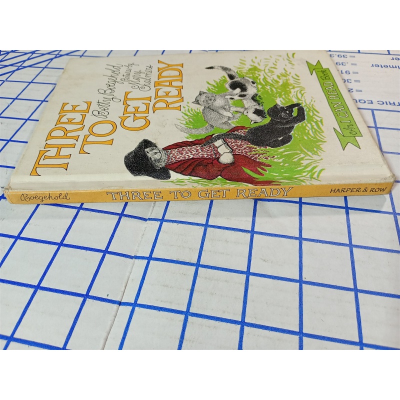 Three to Get Ready by Betty D. Boegehold (1965, Hardcover) An I Can Read Book