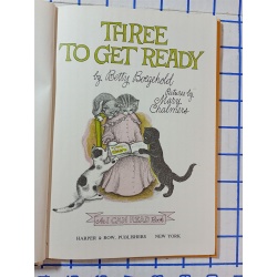 Three to Get Ready by Betty D. Boegehold (1965, Hardcover) An I Can Read Book