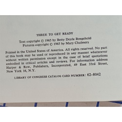 Three to Get Ready by Betty D. Boegehold (1965, Hardcover) An I Can Read Book