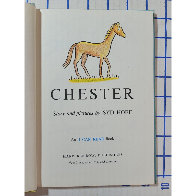 Chester by Syd Hoff Hardcover with Pictures Childrens Book Vintage Picture Book