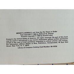 Bennys Animals and How He Put Them in Order