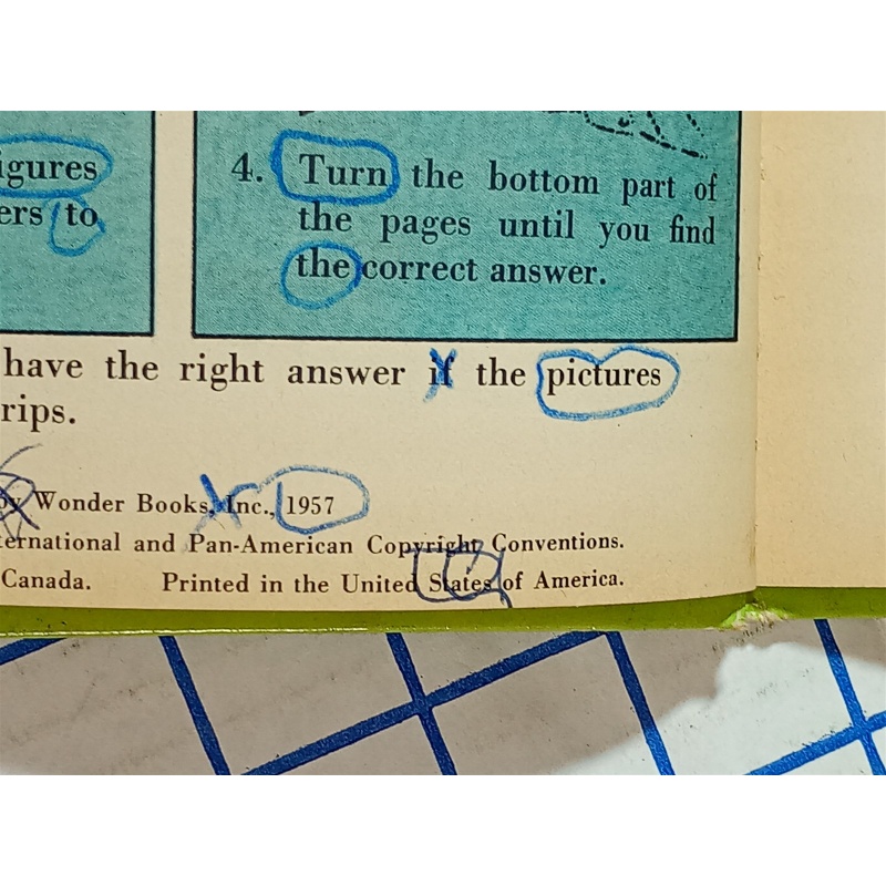 childrens book THE COUNTING BOOK Wonder Books