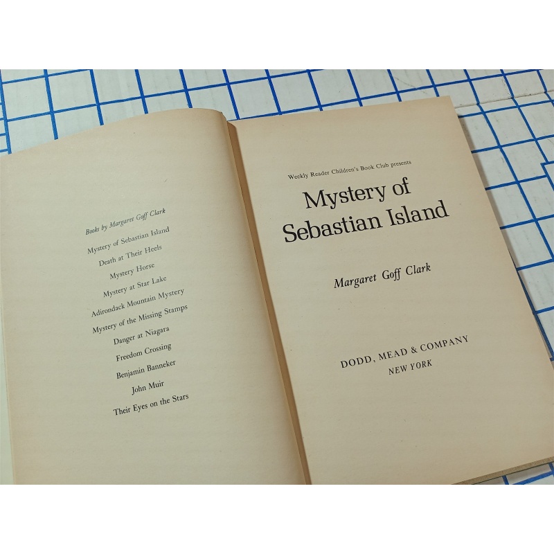 The Mystery of Sebastian Island Margaret G Clark 