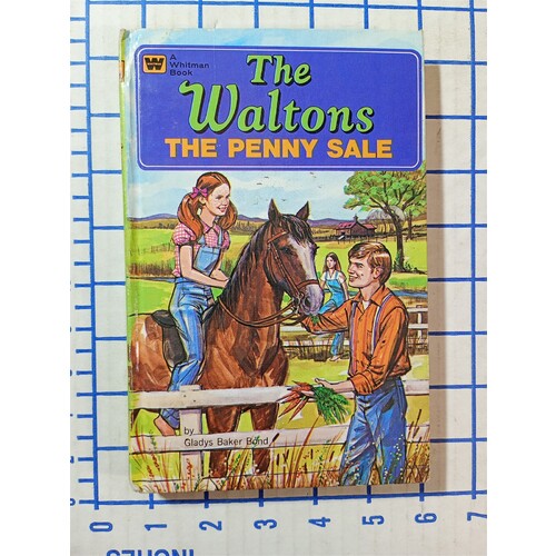 Vintage 1975 Whitman Hardcover Book-The Waltons-The Penny Sale